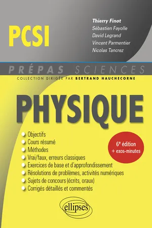 PS-Physique PCSI - 6ed