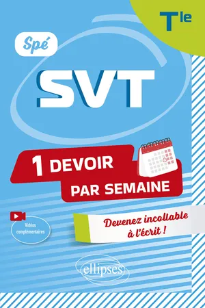 Un devoir semaine-Spé SVT-Tle