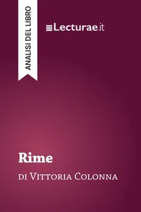 Rime - Vittoria Colonna_cover
