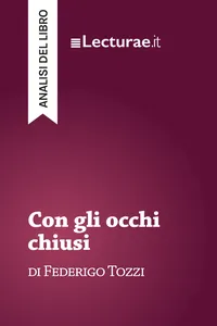 Con gli occhi chiusi - Federigo Tozzi_cover
