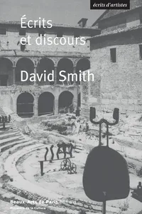 Ecrits et discours David Smith_cover