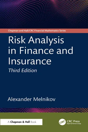 Risk Analysis in Finance and Insurance