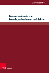 Der soziale Ansatz zum Fremdsprachenlernen und -lehren_cover