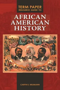 Term Paper Resource Guide to African American History_cover