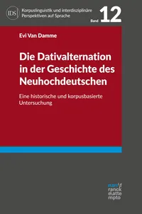 Die Dativalternation in der Geschichte des Neuhochdeutschen_cover