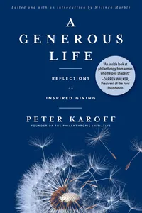 A Generous Life_cover