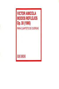 Modos Reflejos, Op. 30. Víctor Amícola_cover