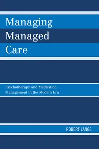 Managing Managed Care_cover