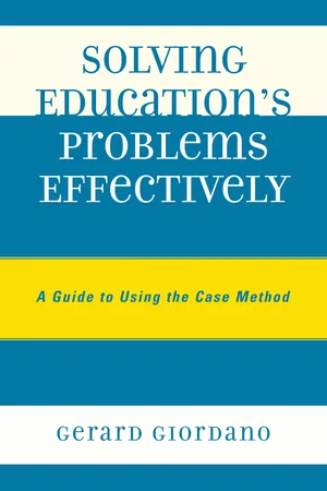 Solving Education's Problems Effectively