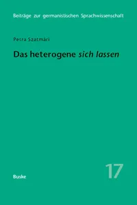 Das heterogene »sich lassen«_cover