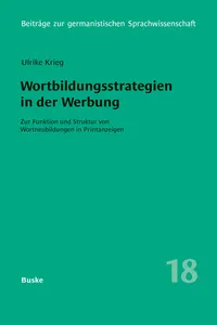 Wortbildungsstrategien in der Werbung_cover