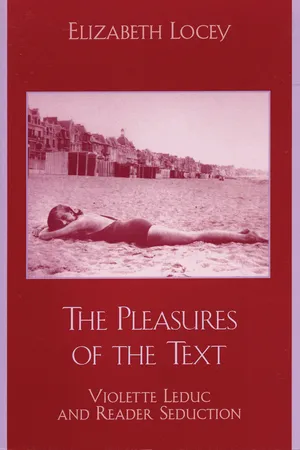 The Pleasures of the Text