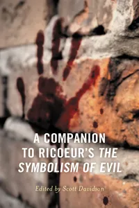 A Companion to Ricoeur's The Symbolism of Evil_cover
