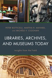 Libraries, Archives, and Museums Today_cover