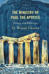 The Ministry of Paul the Apostle_cover