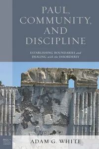 Paul, Community, and Discipline_cover