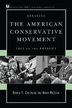 Debating the American Conservative Movement