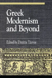 Greek Modernism and Beyond_cover