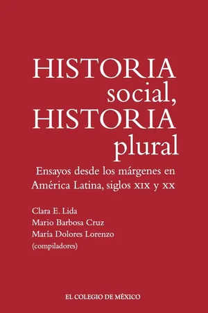 Historia social, historia plural. Ensayos desde los márgenes en América Latina, siglos XIX y XX