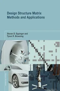 Design Structure Matrix Methods and Applications_cover