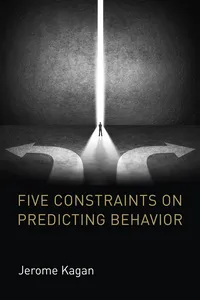Five Constraints on Predicting Behavior_cover