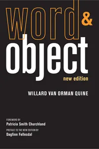 Word and Object_cover