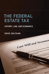 The Federal Estate Tax_cover