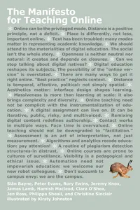 The Manifesto for Teaching Online_cover