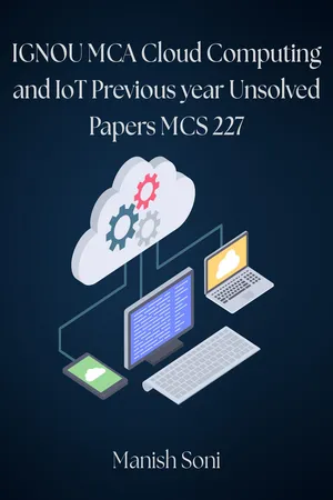 IGNOU MCA Cloud Computing and IoT Previous year Unsolved Papers MCS 227