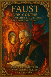 Faust von Goethe mit Goethe's Biographie von Heinrich Döring_cover