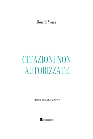 Citazioni non autorizzate