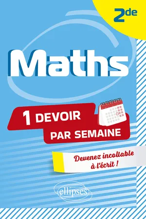 Un devoir semaine-Maths-2nde