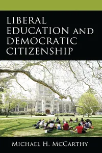 Liberal Education and Democratic Citizenship_cover