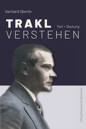 Trakl verstehen