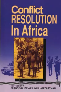 Conflict Resolution in Africa_cover