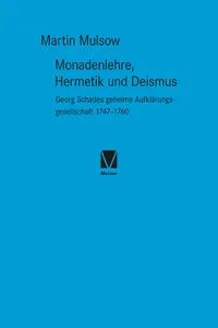 Monadenlehre, Hermetik und Deismus_cover