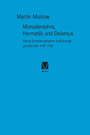 Monadenlehre, Hermetik und Deismus