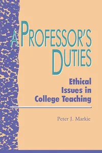 A Professor's Duties_cover