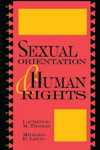 Sexual Orientation and Human Rights_cover