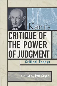 Kant's Critique of the Power of Judgment_cover