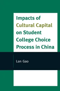 Impacts of Cultural Capital on Student College Choice in China_cover