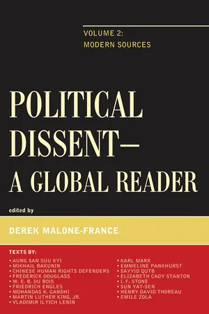 Political Dissent: A Global Reader