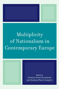 Multiplicity of Nationalism in Contemporary Europe_cover