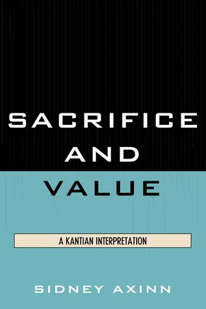 Sacrifice and Value
