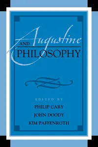 Augustine and Philosophy_cover