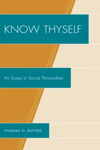 Know Thyself_cover