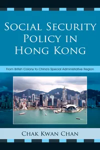 Social Security Policy in Hong Kong_cover