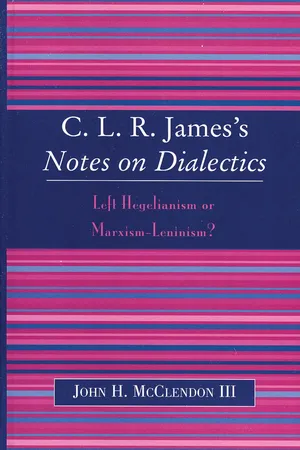 CLR James's Notes on Dialectics