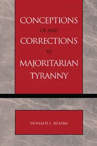 Conceptions of and Corrections to Majoritarian Tyranny_cover