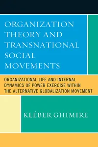 Organization Theory and Transnational Social Movements_cover
